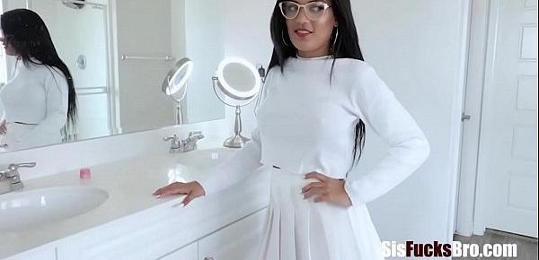  Busty Latina Sister Goes For Sister&039;s Cock- Alina Belle